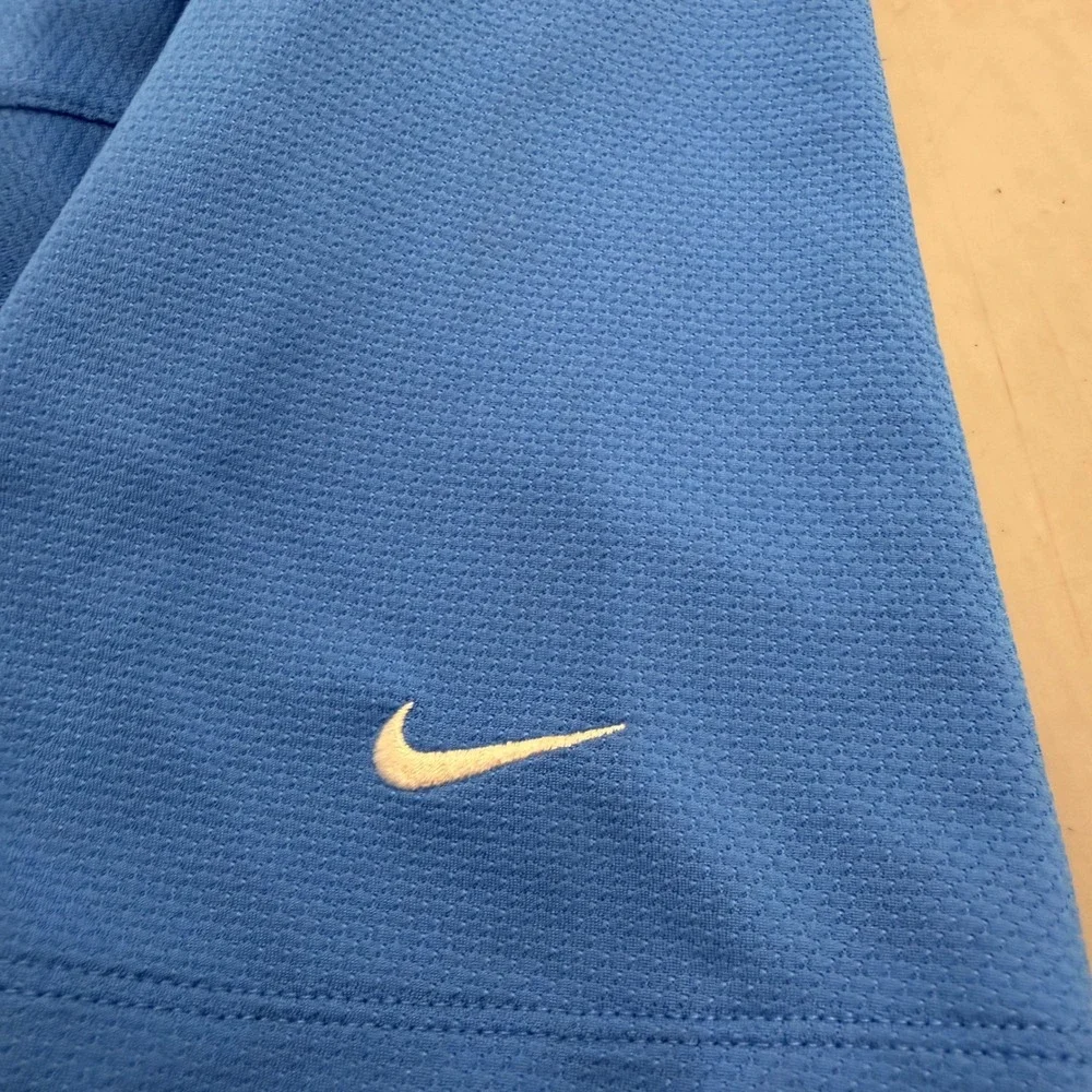 Nike Golf Dri-FIT Polo Shirt Royal Blue Logo Performance‎ Tour Men's XXL